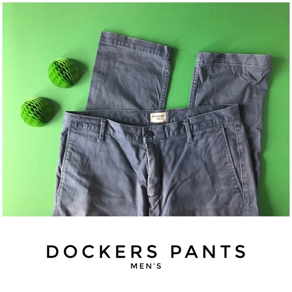 Dockers Other - Dockers mens pants size 33x32 chinos blue slim